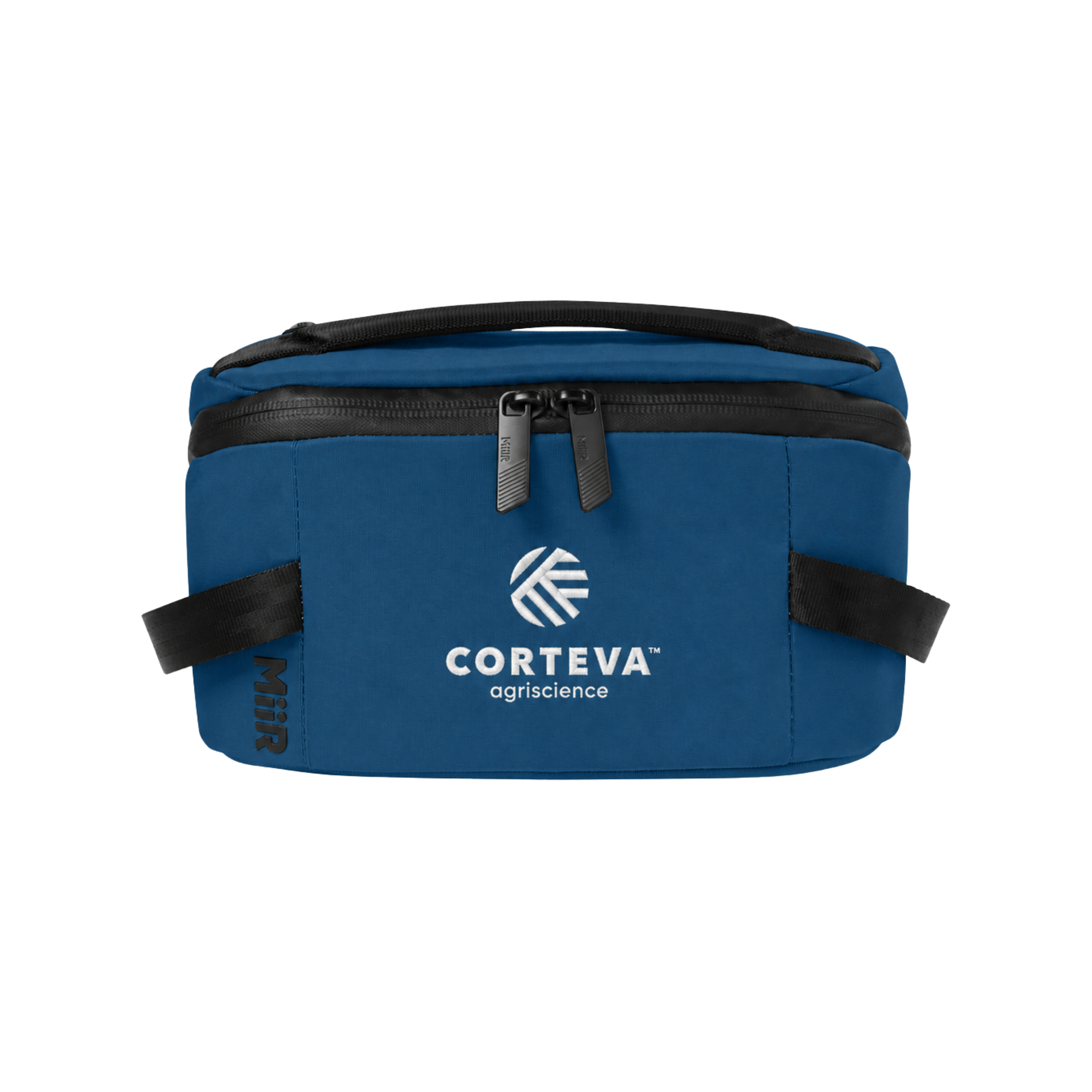 Blue MiiR bag customized for Corteva